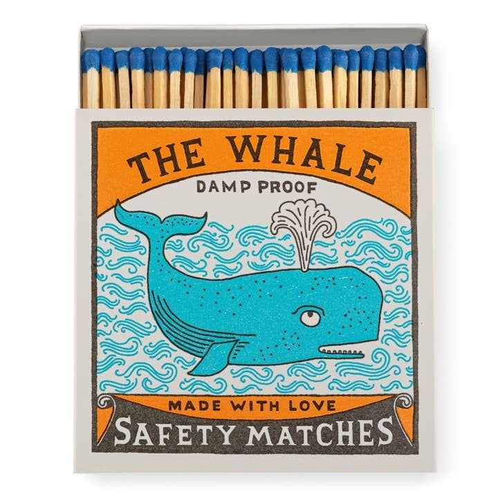 The Whale square safety matches